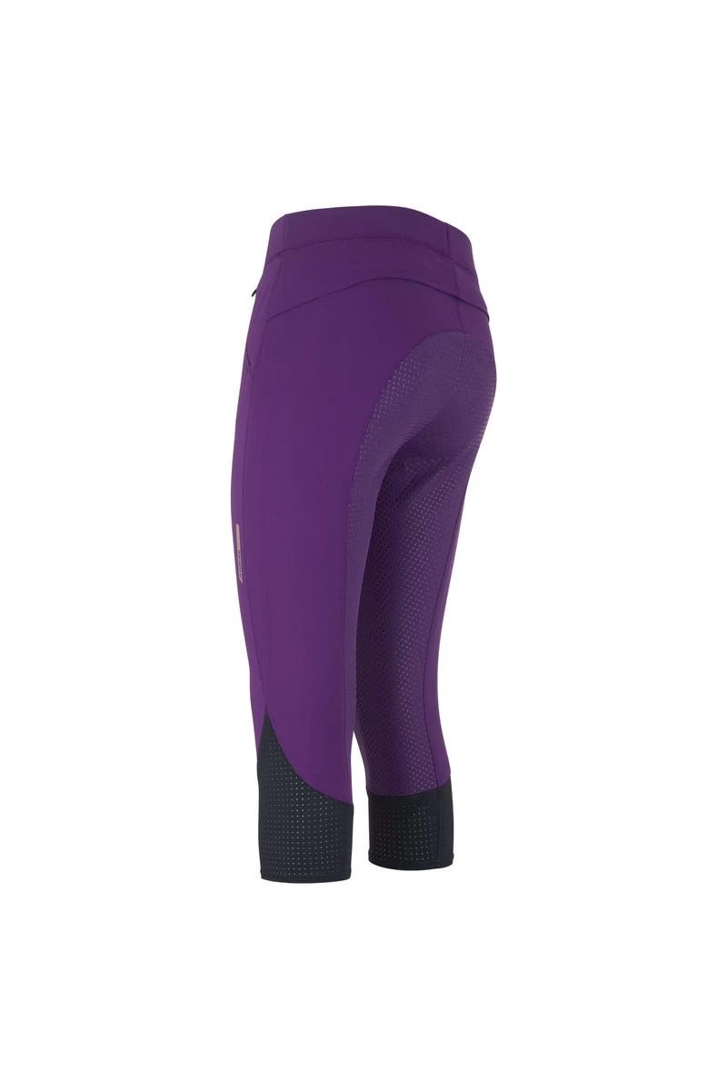 3/4 Silikonvollbesatzreithose Venti Für Damen, Dark Purple 3 3/4 Silikonvollbesatzreithose Venti Für Damen, Dark Purple