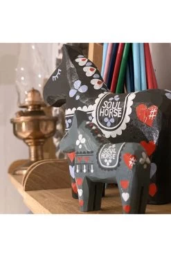 Deko Holzpferd, Klein -Reiter Geschäft deko holzpferd klein blau rot VVcU3Hzwd6 5