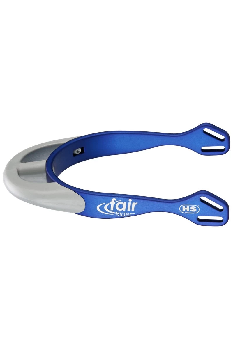 FairRider Sporen - Aluminium Blau, Hals 25mm Silber Dünn Abgerundet 3 FairRider Sporen - Aluminium Blau, Hals 25mm Silber Dünn Abgerundet