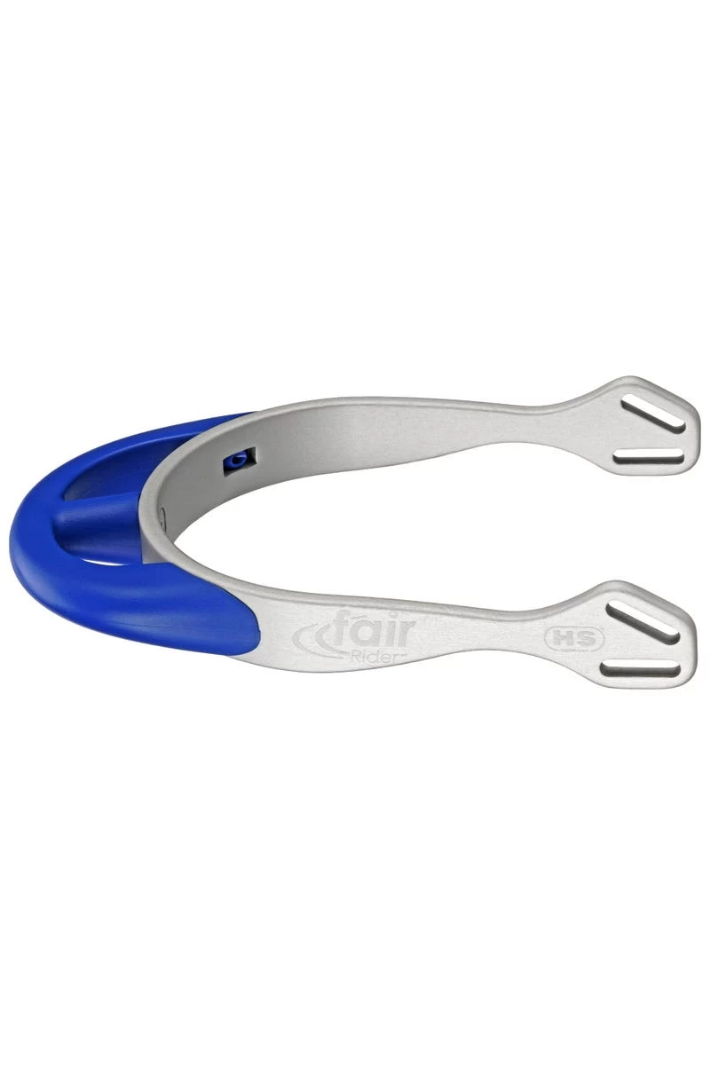 FairRider Sporen - Aluminium Silber, Hals 25mm Blau Dünn Abgerundet 3 FairRider Sporen - Aluminium Silber, Hals 25mm Blau Dünn Abgerundet