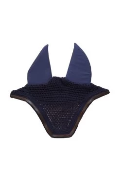 Kentucky Horsewear Fliegenhaube Wellington Leder Soundless, WB