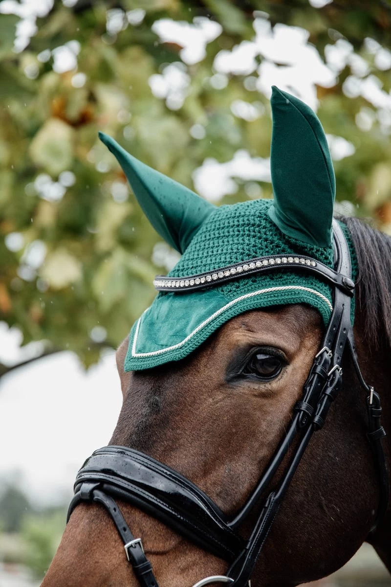 Kentucky Horsewear Fliegenhaube Wellington Velvet, VB 3 Kentucky Horsewear Fliegenhaube Wellington Velvet, VB