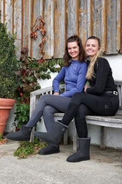 Gefütterte Gummi-Winterboots Low Für Damen -Reiter Geschäft gef tterte gummi winterboots low f r damen schwarz jS1L Bcv G 1