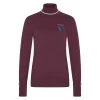 Gestrickter Rollkragenpulli HVPMable Für Damen -Reiter Geschäft gestrickter rollkragenpulli hvpmable f r damen dark berry YR E4cw4 1 5