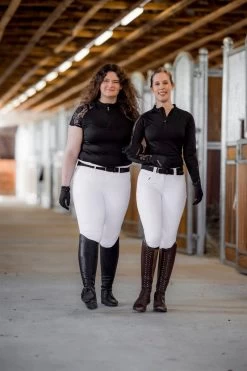 Glücks-Reitleggings Mit Silikonvollbesatz Für Damen -Reiter Geschäft gl cks reitleggings mit silikonvollbesatz f r damen white W1fxE73cdG 3