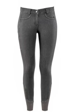 Jeansreithose Mit Silikonkniebesatz Für Damen -Reiter Geschäft jeansreithose mit silikonkniebesatz f r damen grey dhzXOU 3 3 2