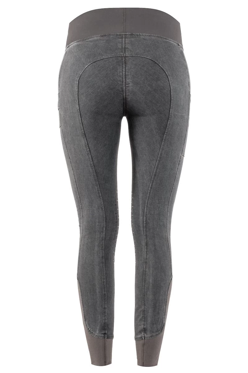 Jeansreitleggings Mit Silikonkniebesatz Für Damen 5 Jeansreitleggings Mit Silikonkniebesatz Für Damen – Bild 3