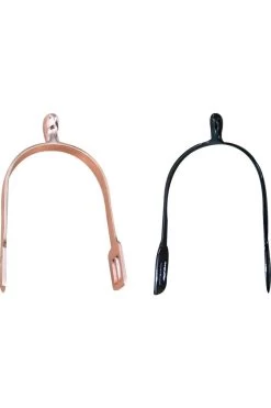 Knopfsporen 23mm, Black