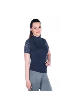 Kurzarmfunktionsshirt Monaco Style Für Damen -Reiter Geschäft kurzarmfunktionsshirt monaco style f r damen dunkelblau hgJ J9tuuI 3 11