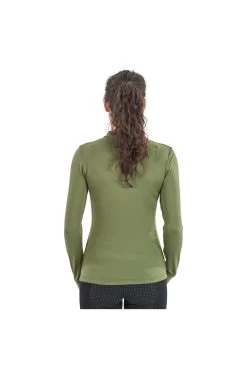 Langarmpoloshirt Deloran Tech Für Damen -Reiter Geschäft langarmpoloshirt deloran tech f r damen winter olive DkKKA6glZJ 3