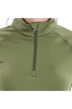 Langarmshirt Carlee Tech Für Damen -Reiter Geschäft langarmshirt carlee tech f r damen winter olive YqQC2cPylR 7