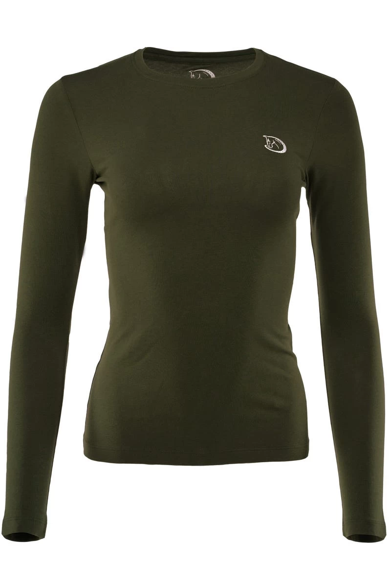 Langarmshirt Mit Rundhalsausschnitt Für Damen 3 Langarmshirt Mit Rundhalsausschnitt Für Damen