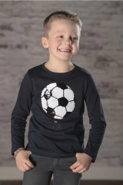 KING Langarmshirt Romeo Mit Wendepailletten Für Kinder -Reiter Geschäft langarmshirt romeo mit wendepailletten f r kinder graphit OpWcIHktec 3 3