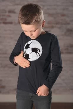 KING Langarmshirt Romeo Mit Wendepailletten Für Kinder -Reiter Geschäft langarmshirt romeo mit wendepailletten f r kinder graphit s0ujlyaEHV 5 3
