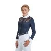 Langarmturniershirt Novara Für Damen -Reiter Geschäft langarmturniershirt novara f r damen navy tuUJW1blmG 1 1