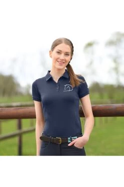 Poloshirt Crew Für Damen -Reiter Geschäft poloshirt crew f r damen navy h4fQ2rzPZC 7 6