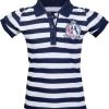 Poloshirt Riding Show Für Kinder -Reiter Geschäft poloshirt riding show f r kinder dunkelblau wei XAg8b3KvmB 1 2