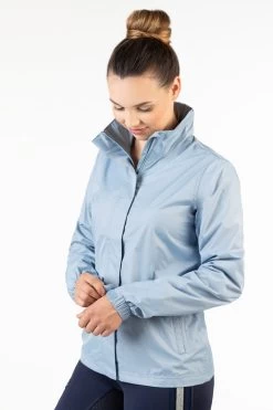 Regenjacke London Style Für Damen -Reiter Geschäft regenjacke london style f r damen rauchblau DDacC2RgeL 3 1