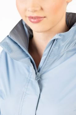 Regenjacke London Style Für Damen -Reiter Geschäft regenjacke london style f r damen rauchblau hL8REXWiIv 9 2