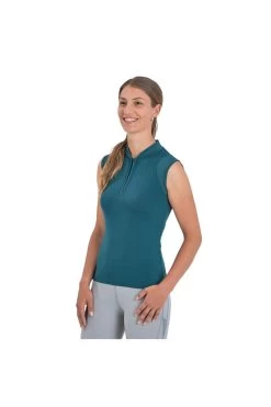 Ärmelloses Shirt Felia Tech Für Damen -Reiter Geschäft rmelloses shirt felia tech f r damen teal green kfGfmRbPnU 5 5