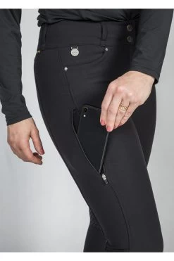 Silikonkniebesatzreithose Julia Für Damen -Reiter Geschäft silikonkniebesatzreithose julia f r damen schwarz SAjS5fqcJL 7 16