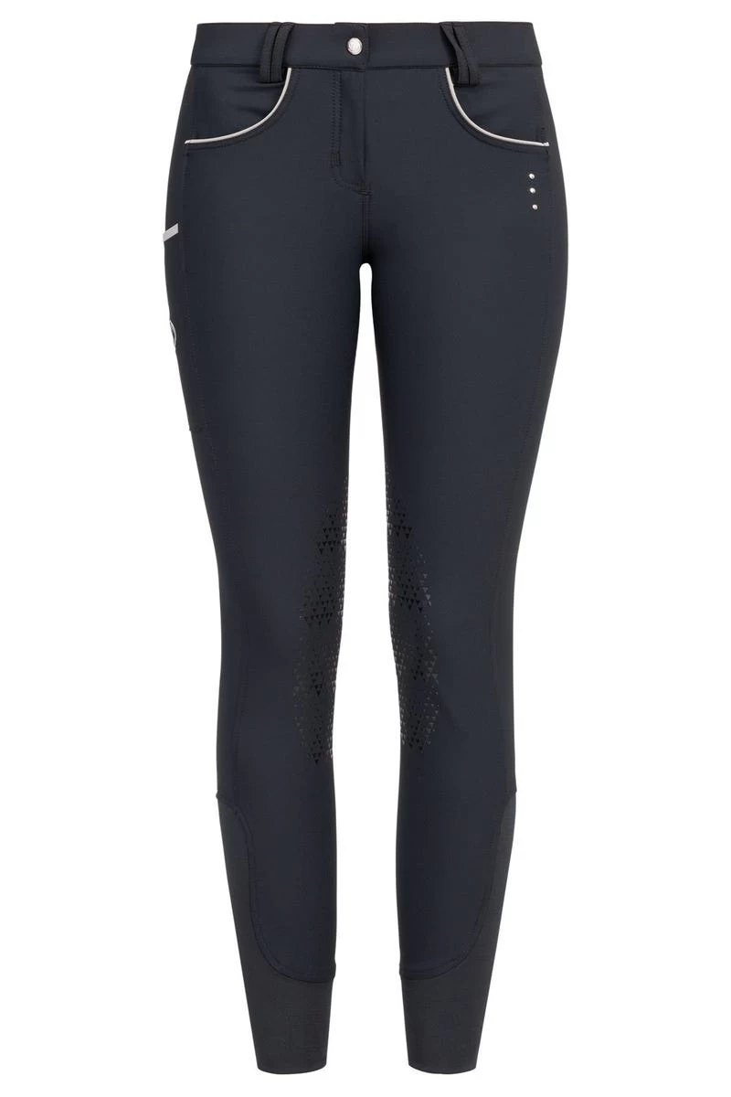 Silikonkniebesatzreithose Silver Design 2.0 Für Damen 4 Silikonkniebesatzreithose Silver Design 2.0 Für Damen – Bild 2