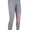 Silikonkniebesatzreitleggings Starlight Für Damen, Hellgrau-pink, 44 -Reiter Geschäft silikonkniebesatzreitleggings starlight f r damen hellgrau pink g TQcha8S8Hg 1