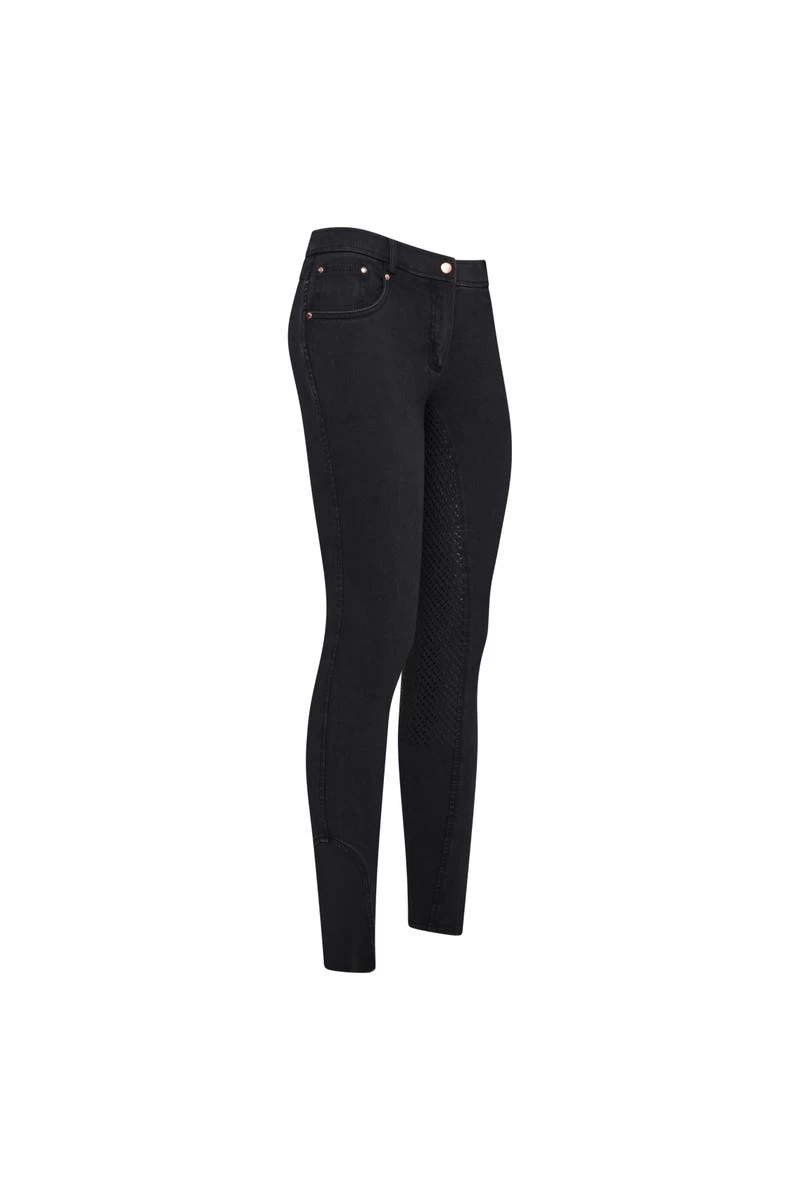 Silikonvollbesatzreithose IRHDenim Winter FullGrip Für Damen 3 Silikonvollbesatzreithose IRHDenim Winter FullGrip Für Damen
