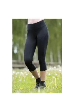 Silikonvollbesatzreitleggings Capri Mesh Style Für Damen -Reiter Geschäft silikonvollbesatzreitleggings capri mesh style f r damen schwarz laEOgQHgHj 3 4