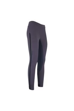 Silikonvollbesatzreitleggings Ebony Premium Für Damen