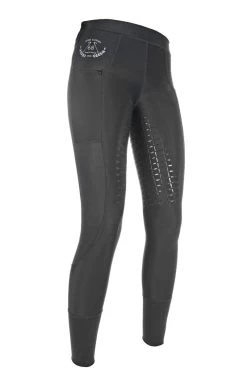Silikonvollbesatzreitleggings Mesh Für Damen