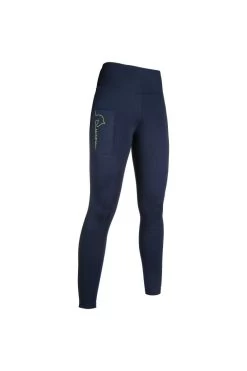 Silikonvollbesatztreitleggings Equestrian Für Kinder, 158-164