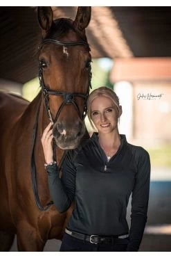 Sommerbaselayer Langarm 3XL-5XL Mesh-Design Für Damen -Reiter Geschäft sommerbaselayer langarm 3xl 5xl mesh design f r damen navy OqireaUUs3 7