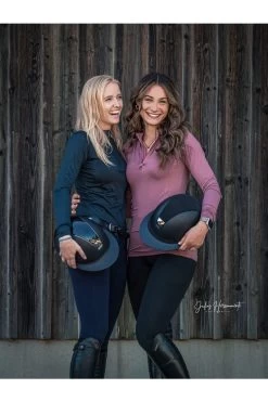 Sommerbaselayer Langarm 3XL-5XL Mesh-Design Für Damen -Reiter Geschäft sommerbaselayer langarm 3xl 5xl mesh design f r damen navy gAFn26Js1W 9