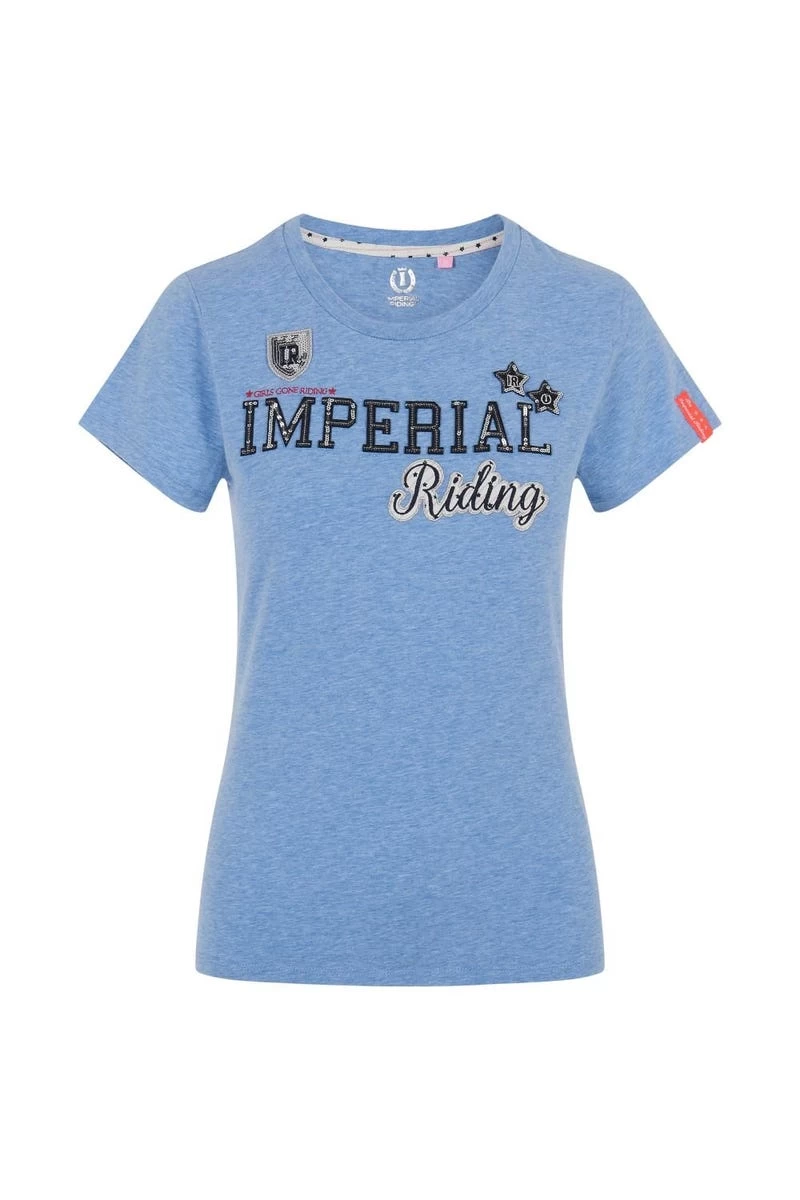 T-Shirt IRHFancy Imperials Für Damen, Blue Breeze Melange 3 T-Shirt IRHFancy Imperials Für Damen, Blue Breeze Melange