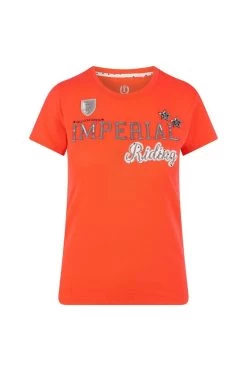 T-Shirt IRHFancy Imperials Für Damen, Diva Pink