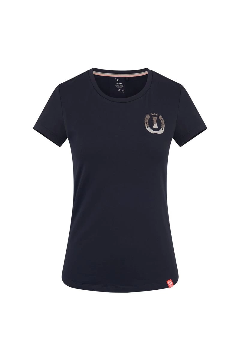 T-Shirt IRHLet's Play Für Damen, Navy 3 T-Shirt IRHLet's Play Für Damen, Navy