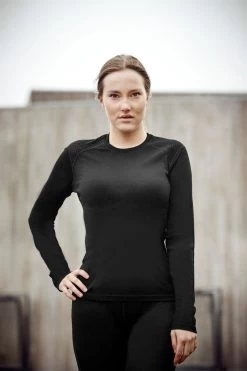 T-Shirt Mia Merino Für Damen -Reiter Geschäft t shirt mia merino f r damen schwarz sWO5yez0a3 5 9