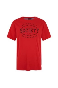 T-Shirt SS HVPQuin Für Herren, Red