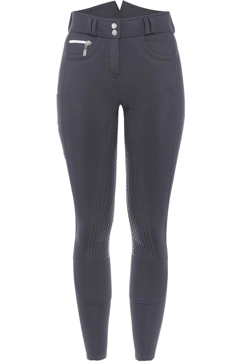 Thermo-Softshellreithose High Waist Mit Silikonvollbesatz Für Damen 4 Thermo-Softshellreithose High Waist Mit Silikonvollbesatz Für Damen – Bild 2