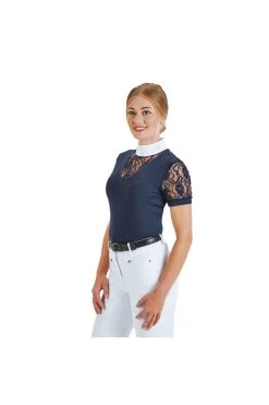 Turniershirt Ravenna Für Damen -Reiter Geschäft turniershirt ravenna f r damen navy 8OfgfmGBnd 5 3