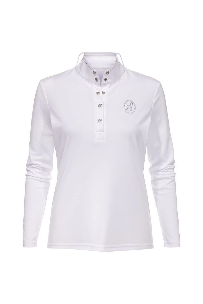 Turniershirt IRHStarlight Langarm Für Damen, White 3 Turniershirt IRHStarlight Langarm Für Damen, White