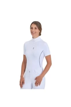 Turniershirt Villena Für Damen -Reiter Geschäft turniershirt villena f r damen wei navy CU1AnJT90C 5 10