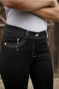 Covalliero Vollbesatzreithose BasicPlus LS Für Damen -Reiter Geschäft vollbesatzreithose basicplus ls f r damen black 9qr4qWVDA6 3